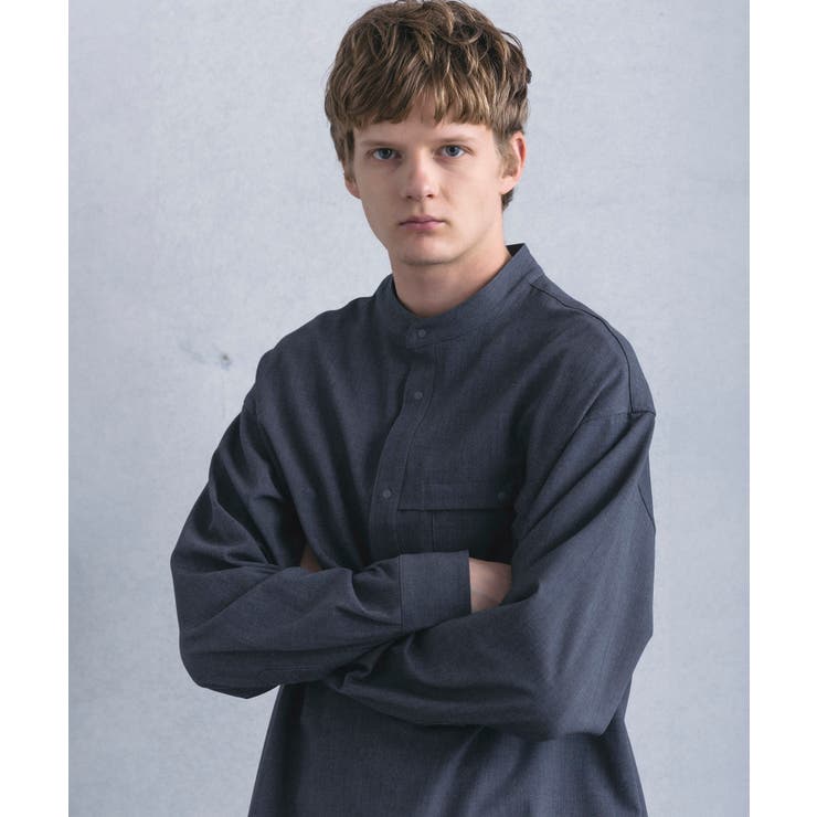 チャコールグレー | +phenix プラスフェニックス PULLOVER | SHIFFON 