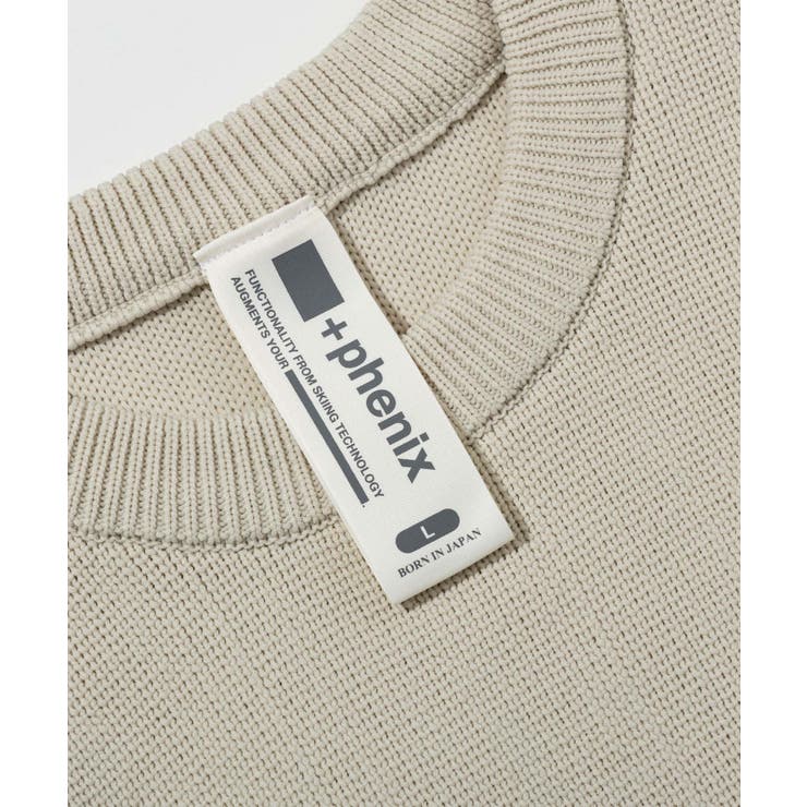 +phenix プラスフェニックス ハイブリッドニット | SHIFFON  | 詳細画像35 