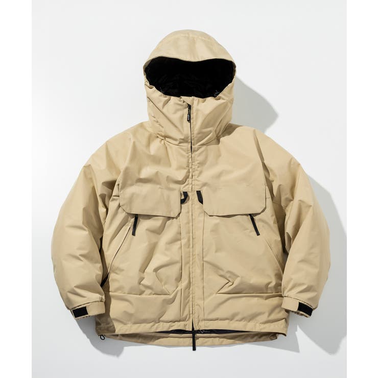ベージュ | +phenix プラスフェニックス フィッシャーマンズダウンジャケット | SHIFFON 