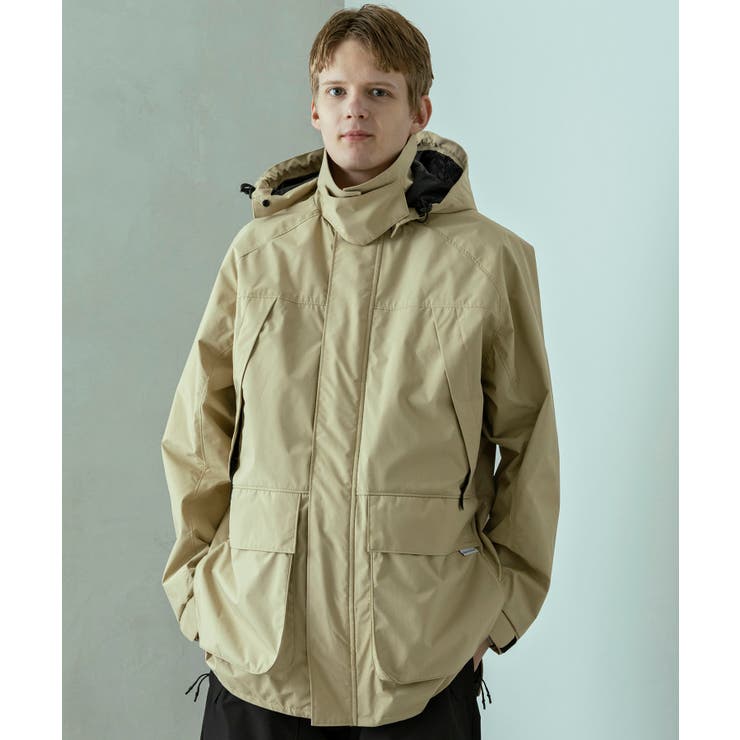 ベージュ | +phenix プラスフェニックス フィッシャーマンズダウンコート | SHIFFON 