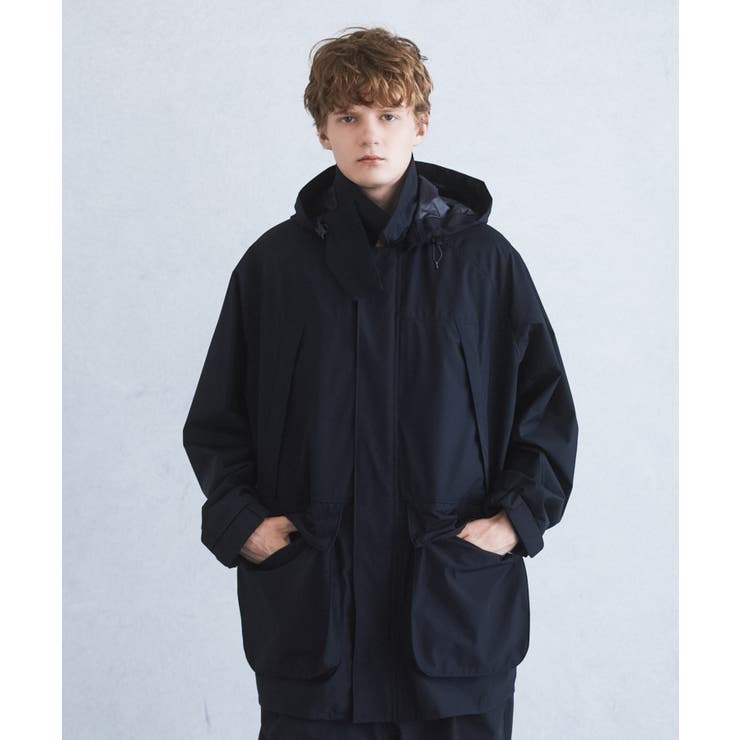 ブラック | +phenix プラスフェニックス フィッシャーマンズダウンコート | SHIFFON 