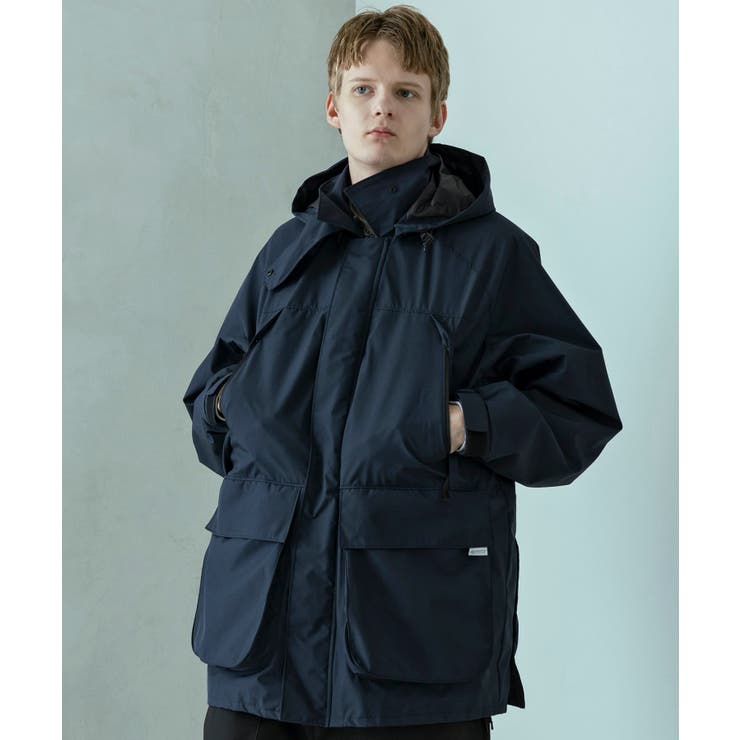 ネイビー | +phenix プラスフェニックス フィッシャーマンズダウンコート | SHIFFON 
