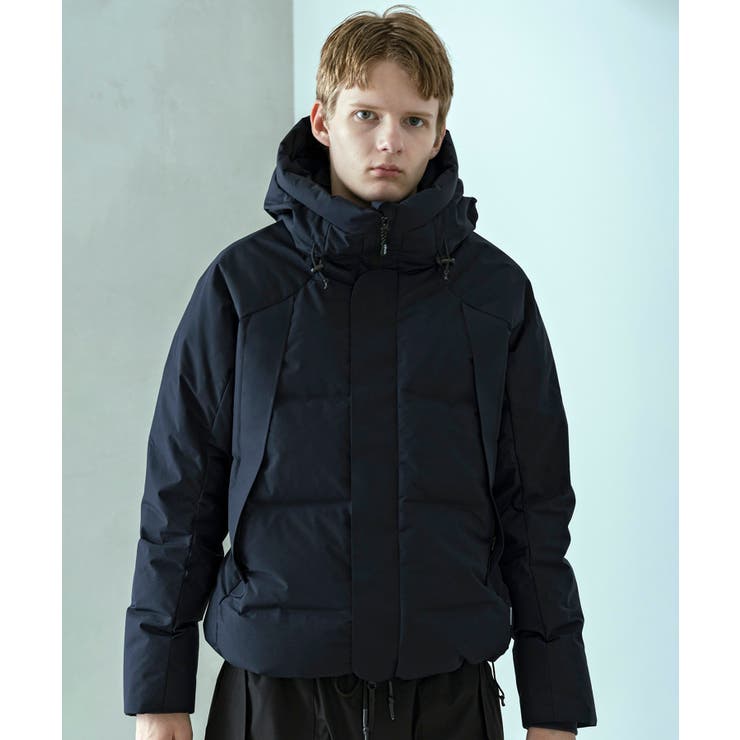 ネイビー | +phenix プラスフェニックス フューズドキルティングダウンジャケット | SHIFFON 