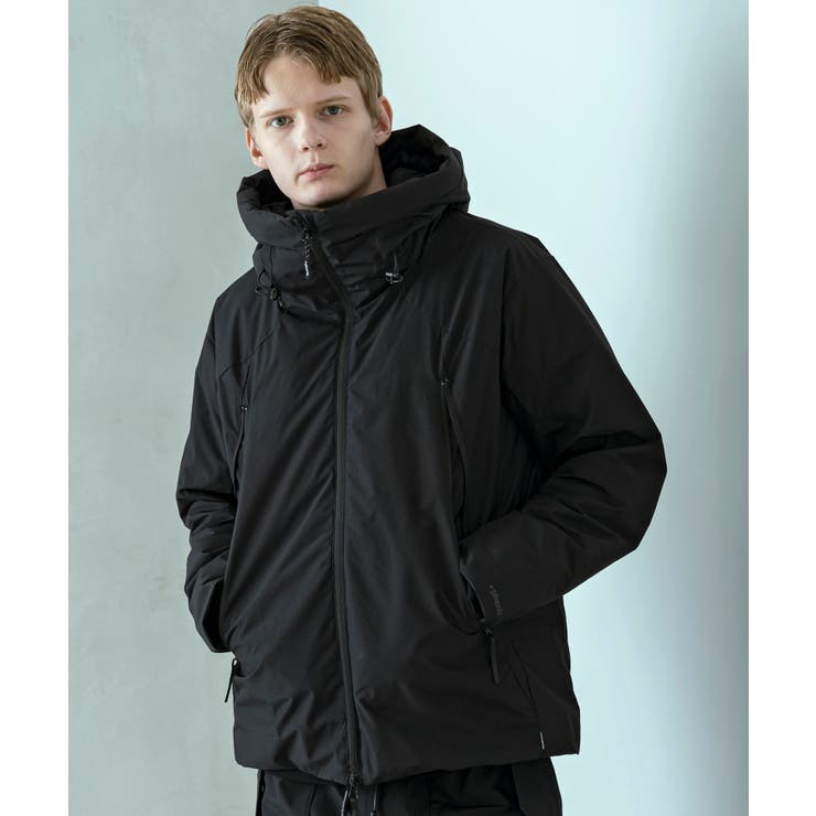 ブラック | +phenix プラスフェニックス ダウンジャケット | SHIFFON 