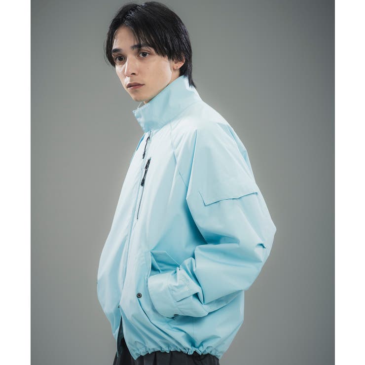 サックスブルー | +phenix プラスフェニックス HARRINGTON | SHIFFON 