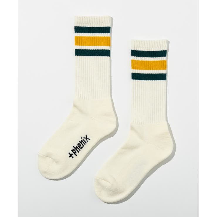 ホワイト系 | +phenix プラスフェニックス ラスタソックス | SHIFFON 