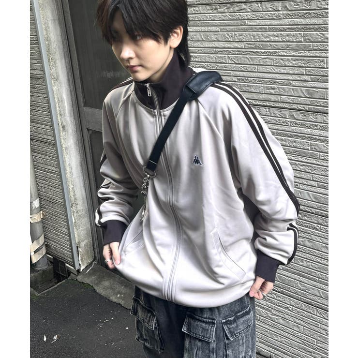 ベージュ | KAPPA カッパ 袖ラインジャージ | SHIFFON 