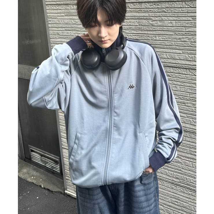 サックス | KAPPA カッパ 袖ラインジャージ | SHIFFON 