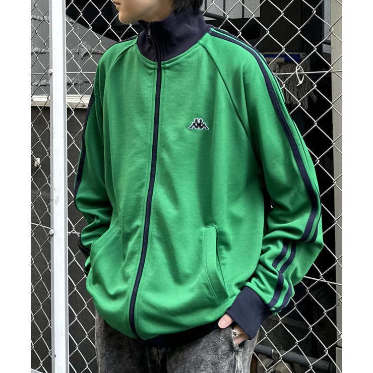 グリーン | KAPPA カッパ 袖ラインジャージ | SHIFFON 