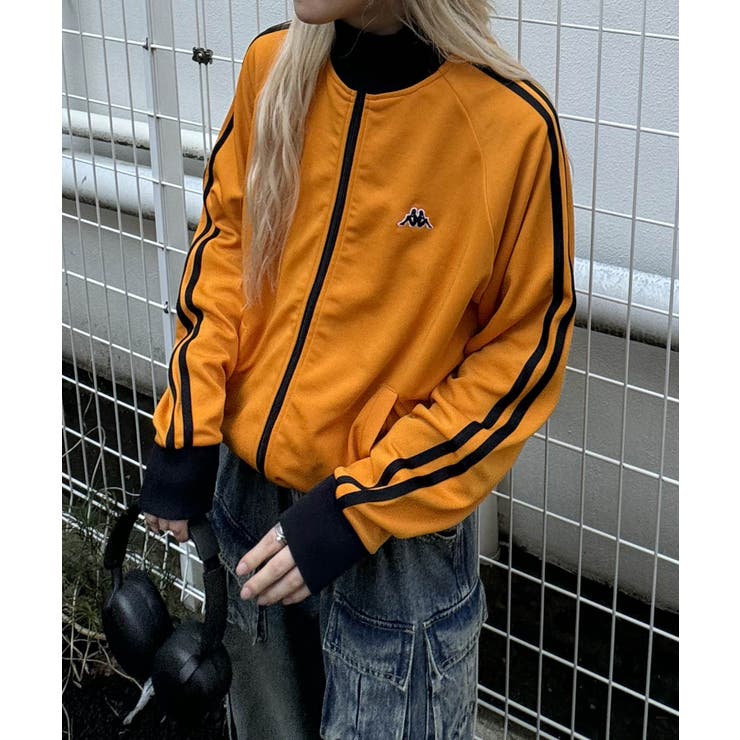 イエロー | KAPPA カッパ 袖ラインジャージ | SHIFFON 