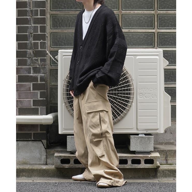 Confirmヴィンテージライク レトロジャガードストライプ柄 ビッグシルエット | SHIFFON  | 詳細画像22 