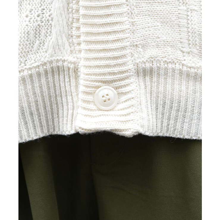 Confirmヴィンテージライク レトロジャガードストライプ柄 ビッグシルエット | SHIFFON  | 詳細画像25 