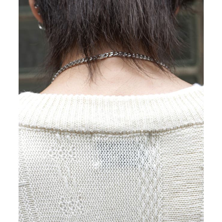 Confirmヴィンテージライク レトロジャガードストライプ柄 ビッグシルエット | SHIFFON  | 詳細画像26 