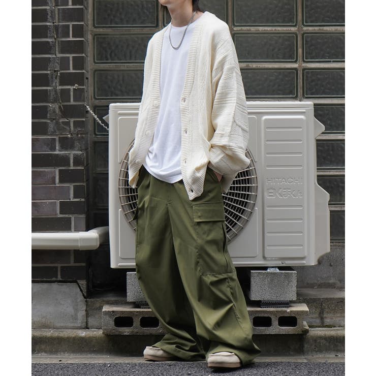 Confirmヴィンテージライク レトロジャガードストライプ柄 ビッグシルエット | SHIFFON  | 詳細画像8 