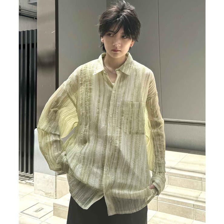 ライムグリーン | Confirm コンファーム ルーズシルエット | SHIFFON 