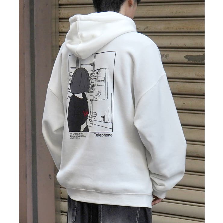 ILL S（イルズ）イラストバックプリント ワンポイント刺繍 | SHIFFON  | 詳細画像1 