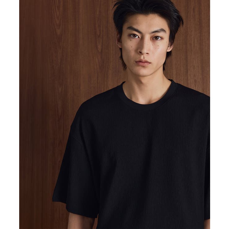 TNGT ティーエヌジーティー KinoshitaシアサッカークルーネックTシャ… | SHIFFON  | 詳細画像6 