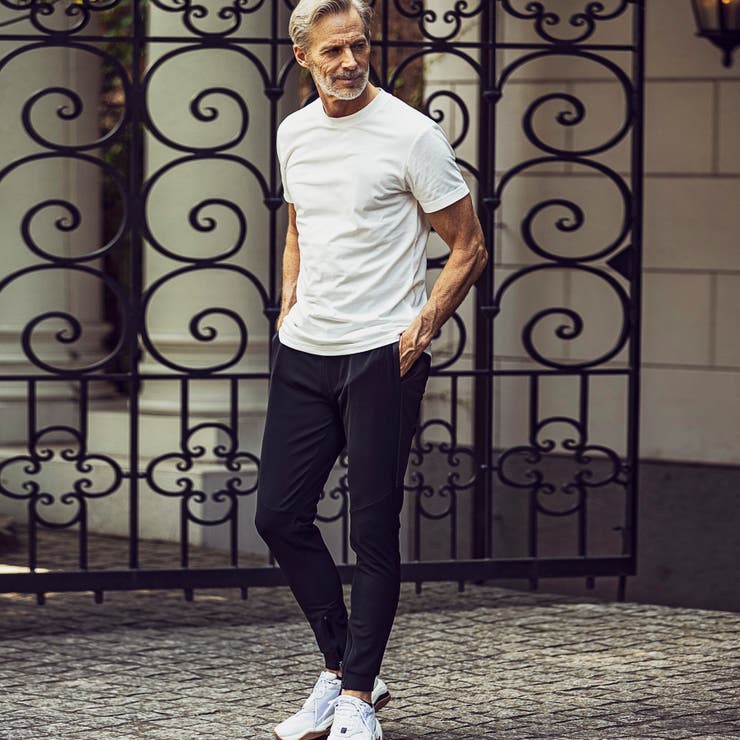 1PIU1UGUALE3 RELAX サイドレザージョガーパンツ[品番：SHNM0003375