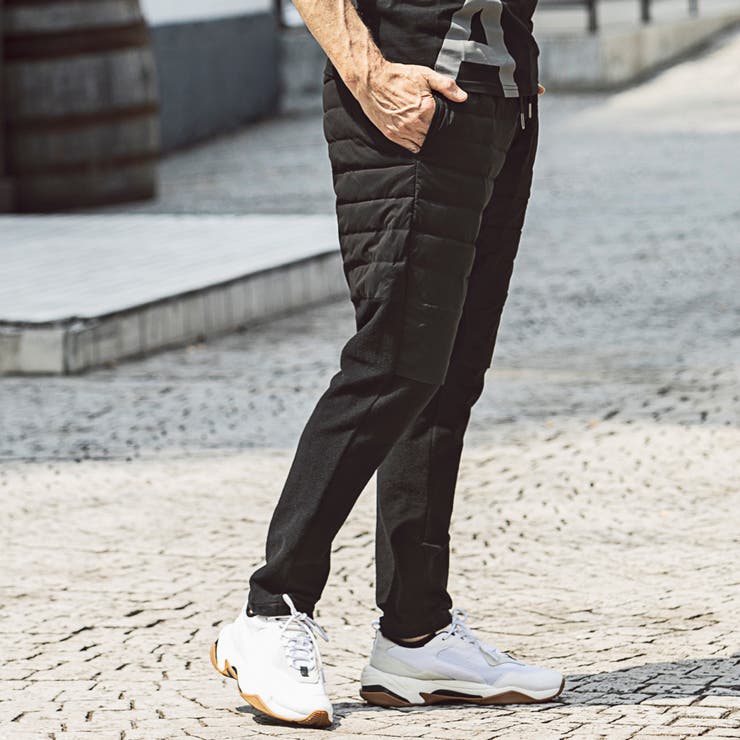 極暖 1PIU1UGUALE3 GOLF 中綿 ロングパンツ サイズIV 1 piu 1 uguale 3