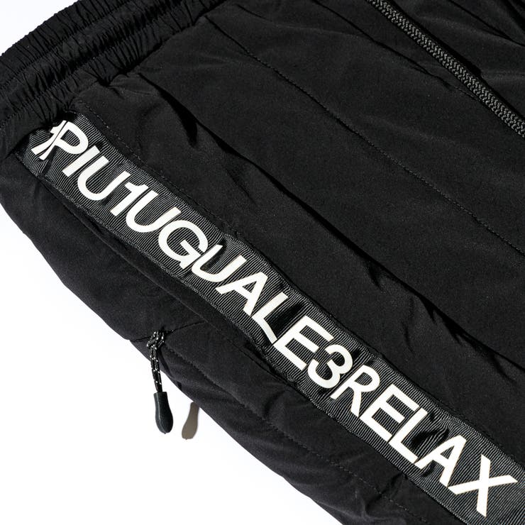 1PIU1UGUALE3 RELAX 中綿ドッキングラインストーンパンツ[品番