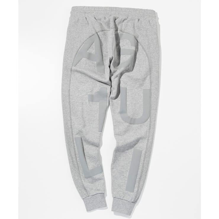 1PIU1UGUALE3 RELAX ビッグファスナーランダムロゴジョガーパンツ | SHIFFON  | 詳細画像18 