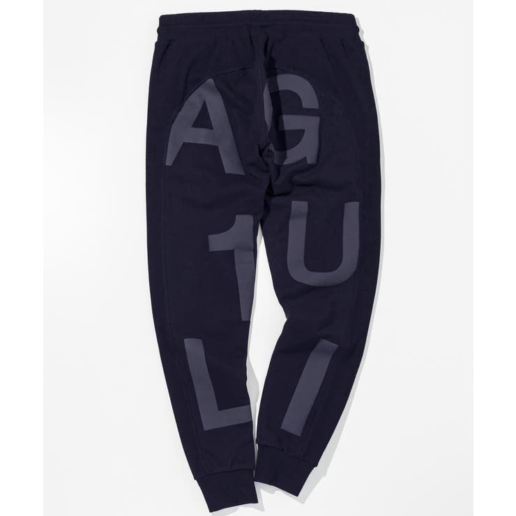 1PIU1UGUALE3 RELAX ビッグファスナーランダムロゴジョガーパンツ | SHIFFON  | 詳細画像20 