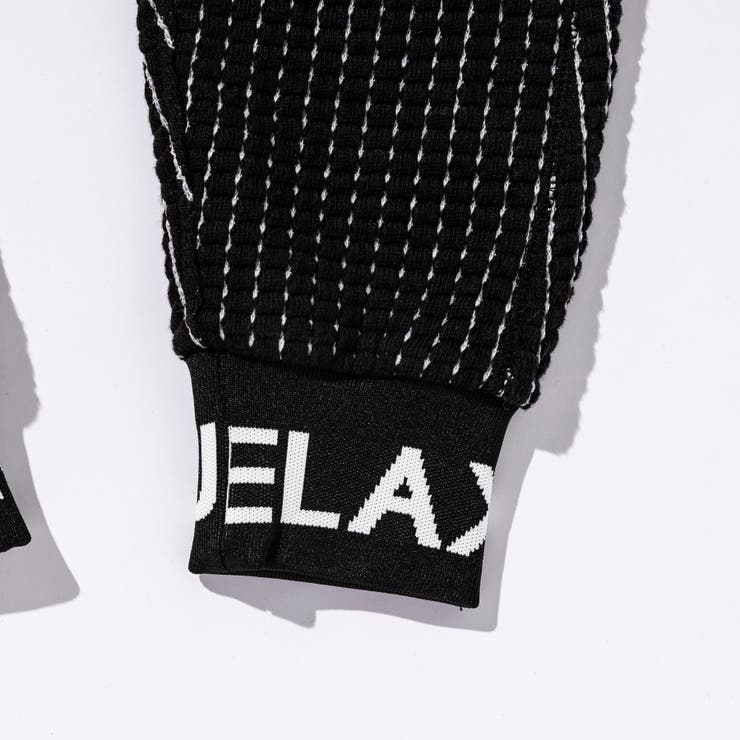 1PIU1UGUALE3 RELAX ワッフルリブロゴロングパンツ[品番：SHNM0003582