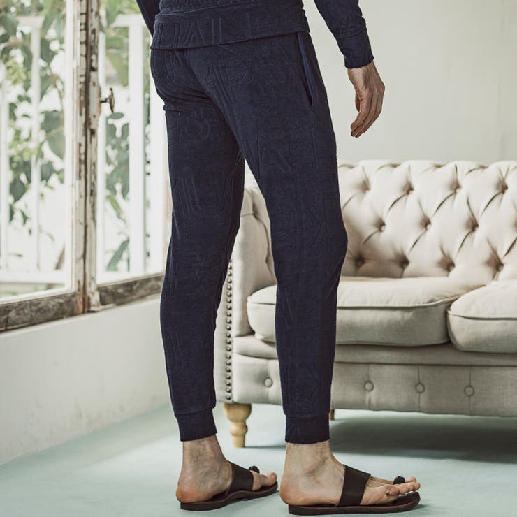 1PIU1UGUALE3 RELAX パイルロゴジョガーパンツ | SHIFFON  | 詳細画像12 