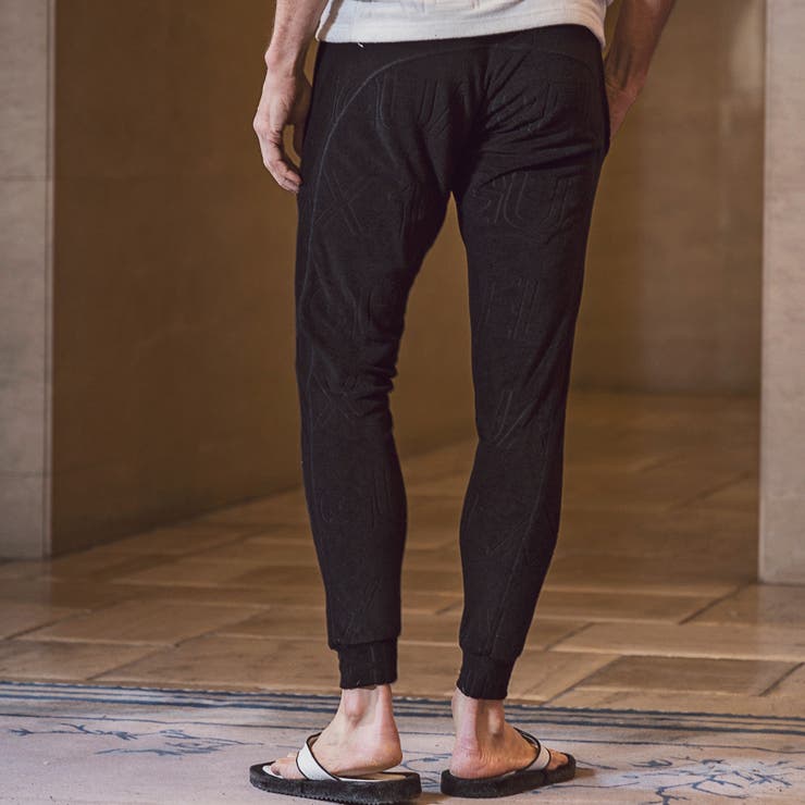 1PIU1UGUALE3 RELAX パイルロゴジョガーパンツ | SHIFFON  | 詳細画像8 