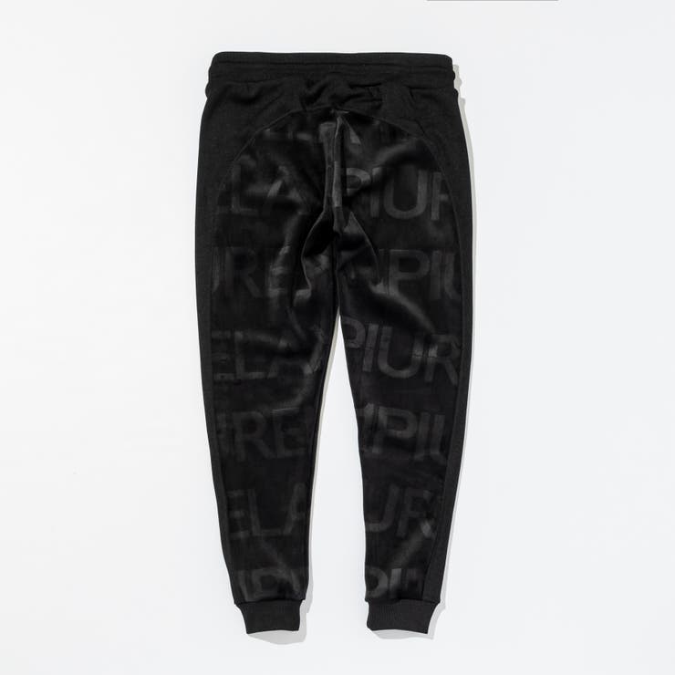 1PIU1UGUALE3 RELAX エンボスロゴベロアパンツ | SHIFFON  | 詳細画像12 