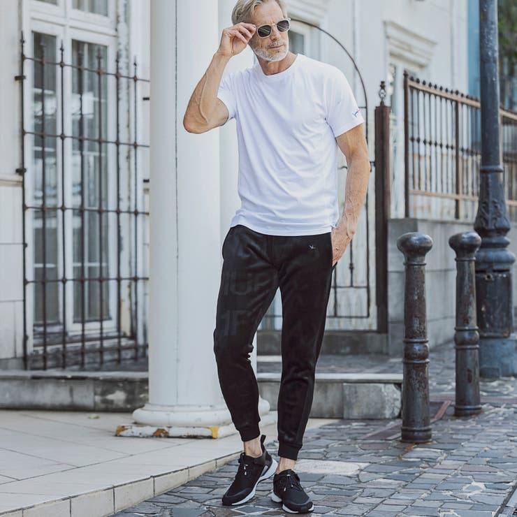 1PIU1UGUALE3 RELAX エンボスロゴベロアパンツ | SHIFFON  | 詳細画像4 