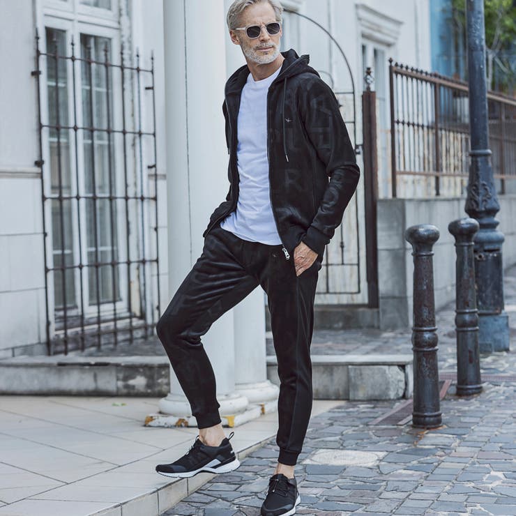 1PIU1UGUALE3 RELAX エンボスロゴベロアパンツ | SHIFFON  | 詳細画像6 