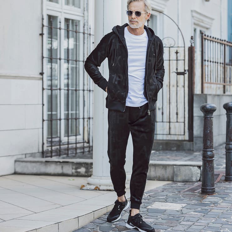 1PIU1UGUALE3 RELAX エンボスロゴベロアパンツ | SHIFFON  | 詳細画像7 