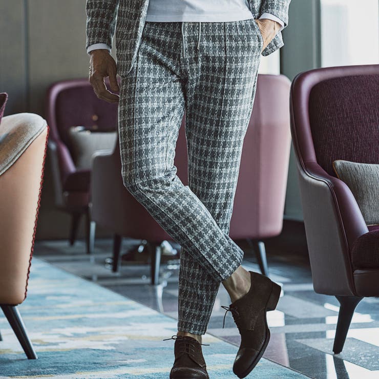 1PIU1UGUALE3 RELAX ジャガードクラシックスラックス | SHIFFON  | 詳細画像12 