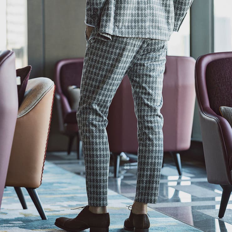 1PIU1UGUALE3 RELAX ジャガードクラシックスラックス | SHIFFON  | 詳細画像15 