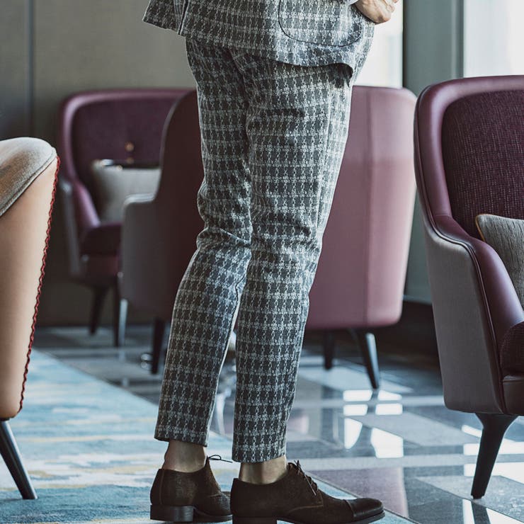 1PIU1UGUALE3 RELAX ジャガードクラシックスラックス | SHIFFON  | 詳細画像17 