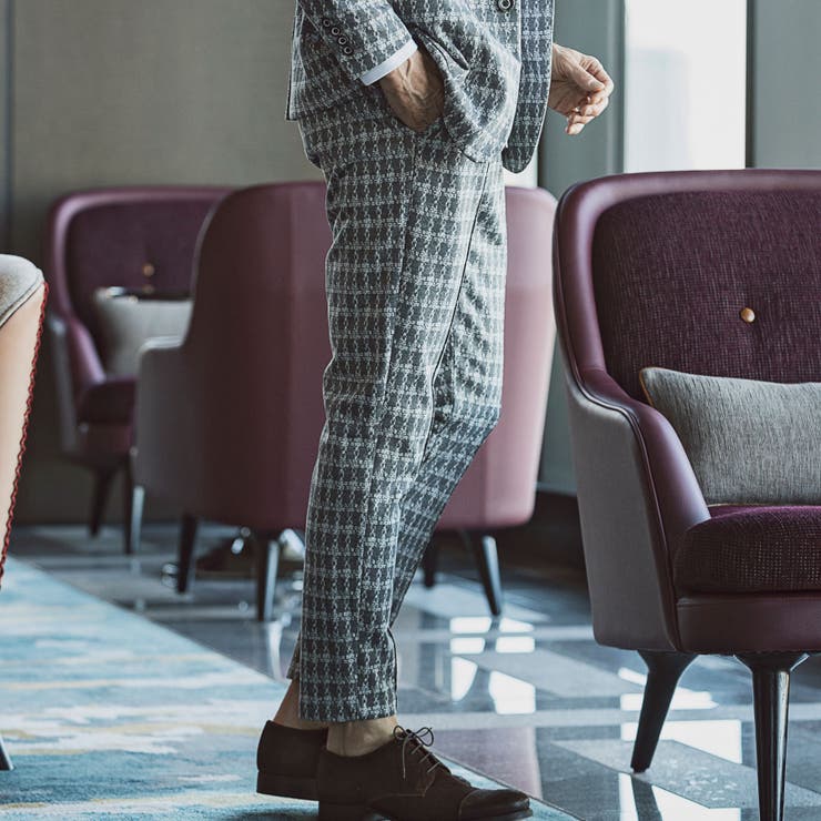 1PIU1UGUALE3 RELAX ジャガードクラシックスラックス | SHIFFON  | 詳細画像18 