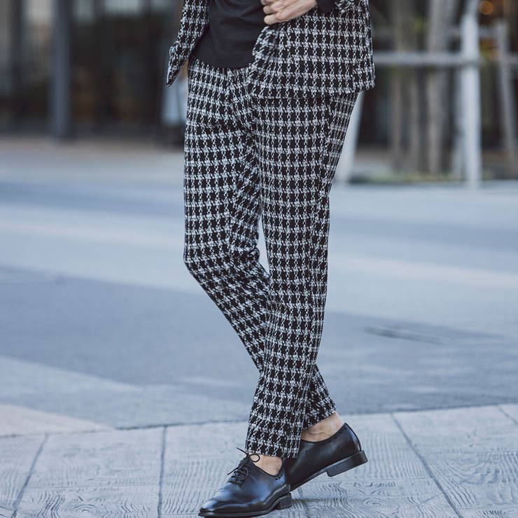 1PIU1UGUALE3 RELAX ジャガードクラシックスラックス | SHIFFON  | 詳細画像2 