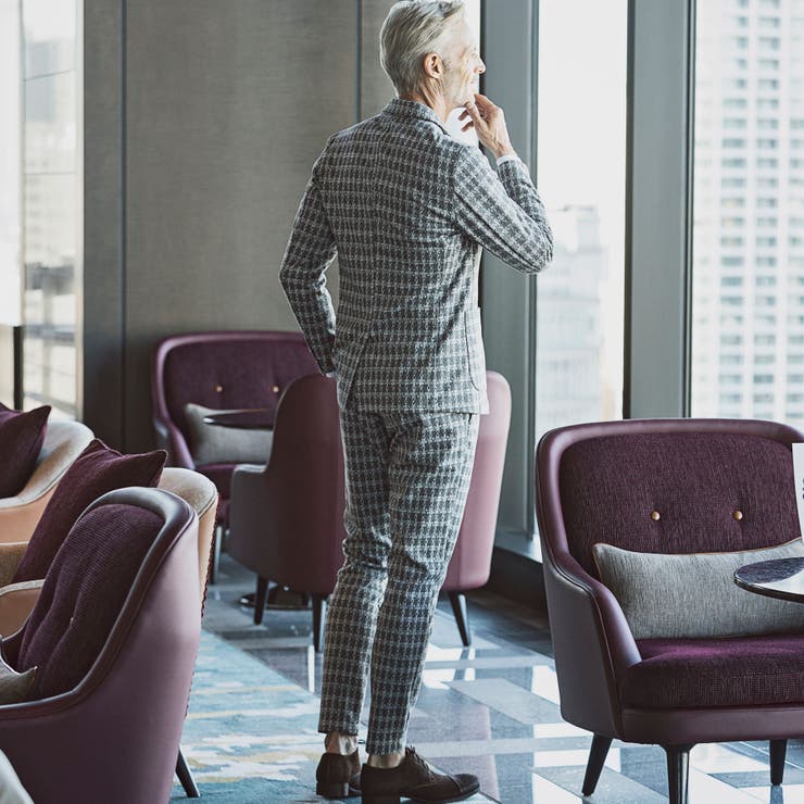 1PIU1UGUALE3 RELAX ジャガードクラシックスラックス | SHIFFON  | 詳細画像22 