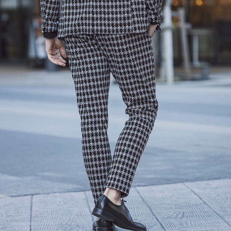 1PIU1UGUALE3 RELAX ジャガードクラシックスラックス | SHIFFON  | 詳細画像3 