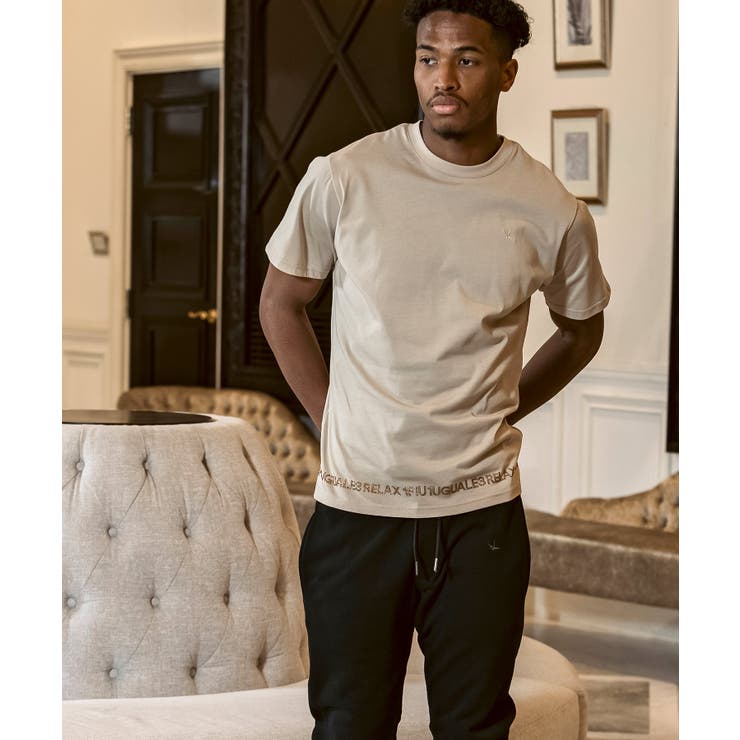 1PIU1UGUALE3 RELAXラインストーンヘムスウェットジョガーパンツ | SHIFFON  | 詳細画像11 