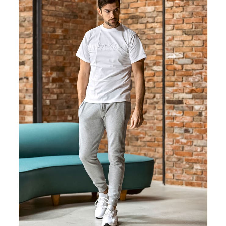 1PIU1UGUALE3 RELAXラインストーンヘムスウェットジョガーパンツ | SHIFFON  | 詳細画像17 