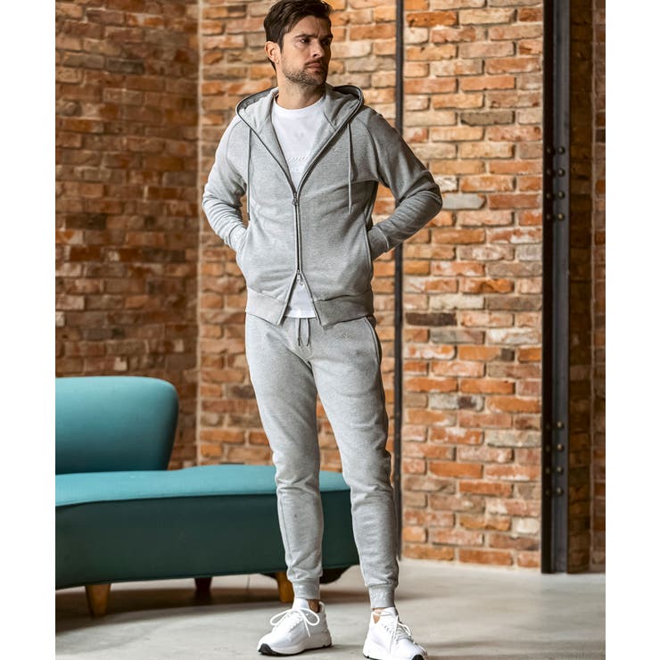 1PIU1UGUALE3 RELAXラインストーンヘムスウェットジョガーパンツ | SHIFFON  | 詳細画像20 