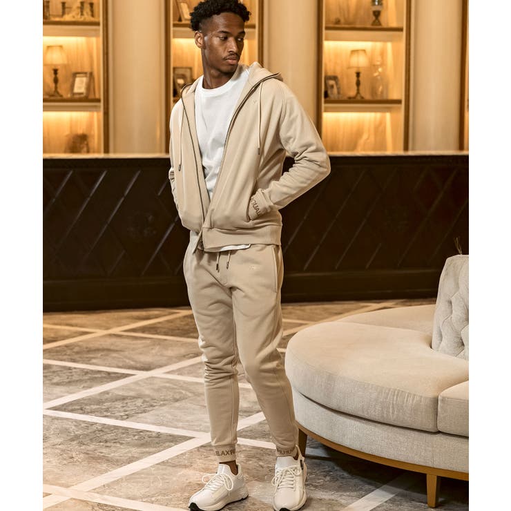 1PIU1UGUALE3 RELAXラインストーンヘムスウェットジョガーパンツ | SHIFFON  | 詳細画像4 