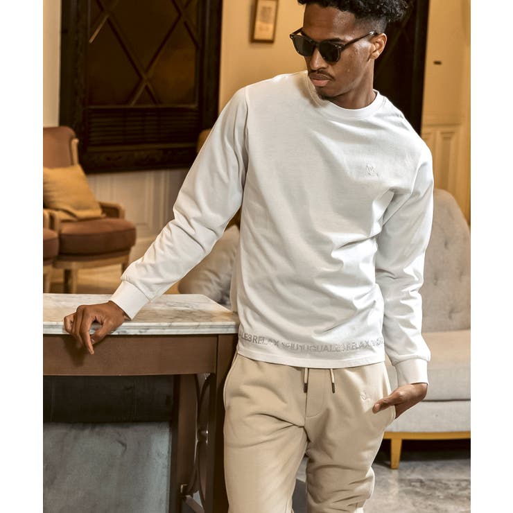 1PIU1UGUALE3 RELAXラインストーンヘムスウェットジョガーパンツ | SHIFFON  | 詳細画像5 