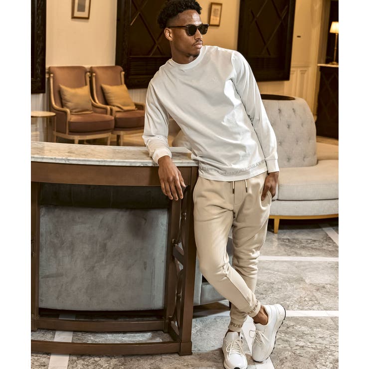 1PIU1UGUALE3 RELAXラインストーンヘムスウェットジョガーパンツ | SHIFFON  | 詳細画像6 