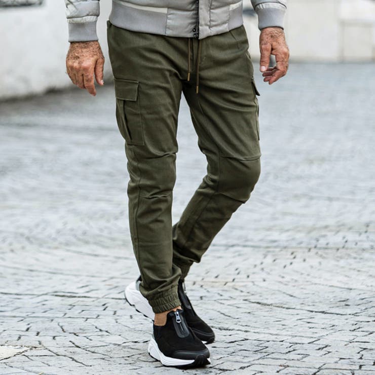 1PIU1UGUALE3 RELAX ストレッチツイルカーゴパンツ[品番：SHNM0002510