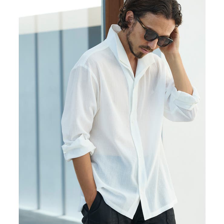 ホワイト | 1PIU1UGUALE3 RELAX ウノピゥウノウグァーレトレ | SHIFFON 