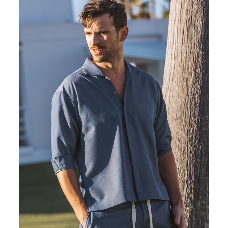 ブルー系 | 1PIU1UGUALE3 RELAX ウノピゥウノウグァーレトレ | SHIFFON 