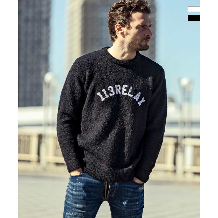 ブラック | 1PIU1UGUALE3 RELAX ウノピゥウノウグァーレトレ | SHIFFON 